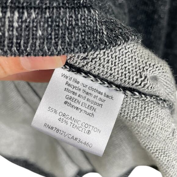 Eileen Fisher Organic Cotton Tencel Pullover Tunic Sweater Minimalist Sz Medium - Picture 11 of 13